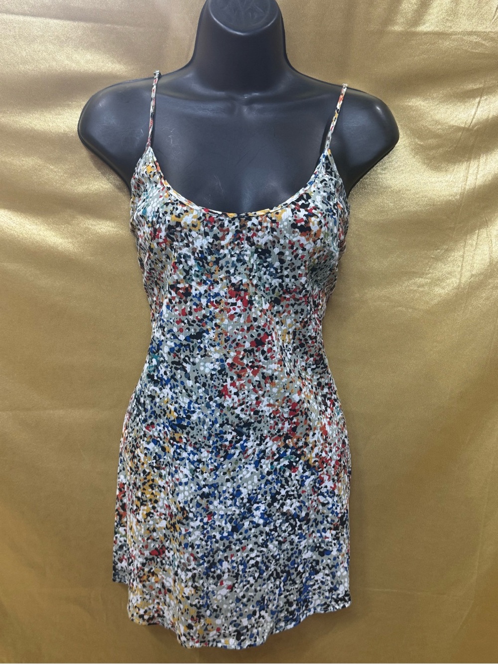 Maple by Some Odd Rubies Abstract Multicolor Tunic Top - Size XS (100% Cotton)